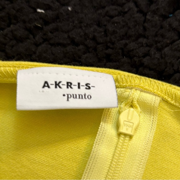 Akris Punto Bright Yellow Short Sleeve Top - Picture 4 of 7